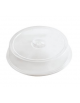 Copripiatto universale impilabile per microonde in polipropilene - diametro cm 25 - altezza cm 6,5