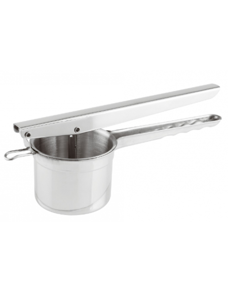 Schiacciapatate con 3 griglie in acciaio inox - Ø 8,50 cm - Ø buchi mm 2,4 - 4,4 - 6,5