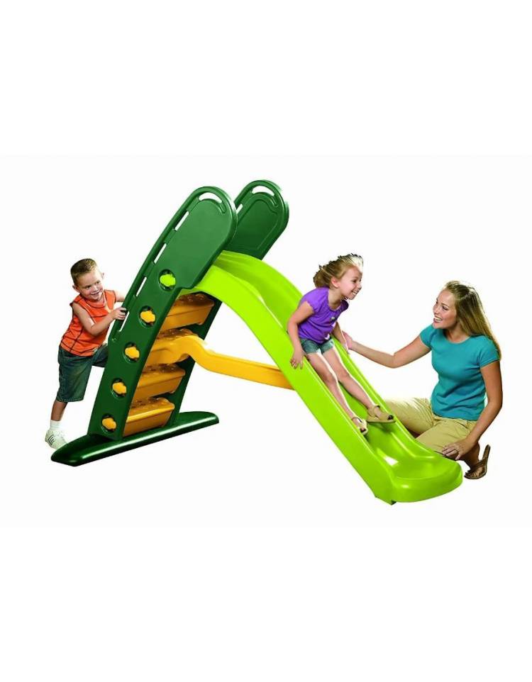 Scivolo per bambini gigante pieghevole - Lunghezza scivolo 180 cm 