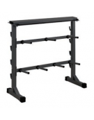 Rastrelliera porta manubri, dischi e bilancieri in acciaio verniciato