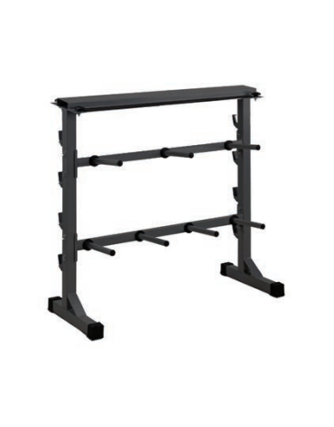 Rastrelliera porta manubri, dischi e bilancieri in acciaio verniciato