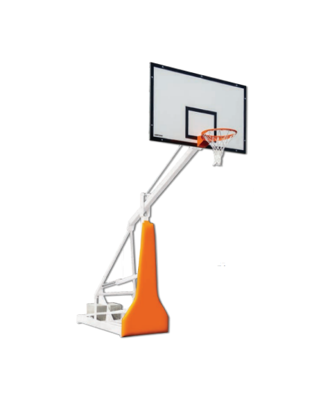 Impianto basket Easyplay College. Struttura interamente realizzata in tubolari di acciaio verniciato Impianto basket Easyplay College. Struttura interamente realizzata in tubolari di acciaio verniciato