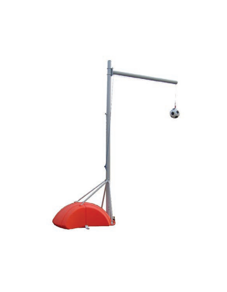 Forca per allenamento gioco testa con base zavorrata per uso su sintetico, pallone escluso