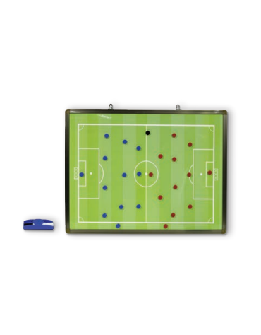 Lavagna magnetica per calcio con pedine - cm 85x60