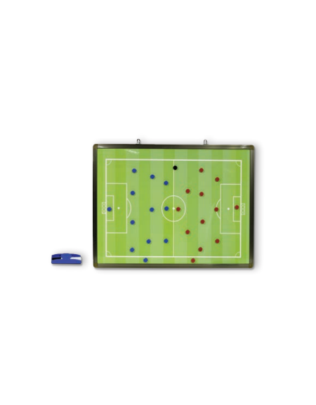 Lavagna magnetica per calcio con pedine - cm 85x60