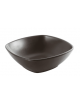 Ciotola quadrata in melamina - colre nero - cm  12x12x4h