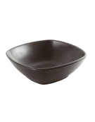 Citola quadrata in melamina - colore nero - cm 17,5x17,5x7h