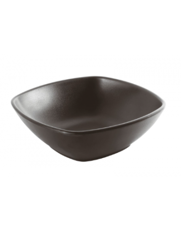 Citola quadrata in melamina - colore nero - cm 17,5x17,5x7h