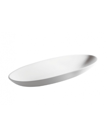 Ciotola in melamina, colore bianco - cm  21x21x11h