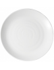 Piatto tondo melamina, colore bianco - cm diametro 28x3h