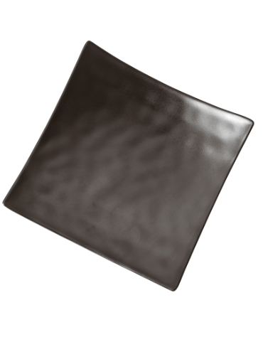 Vassoio in melamina - colore nero - cm 20x20x4,5h