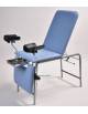 LETTO PER GINECOLOGIA A 2 SNODI E 3 SEZIONI - PORTATA KG 150 -  CON REGGICOSCE IN SCHIUMA ESPANSA - RIVESTIMENTO IN SKY IGNIFUGO