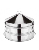 Coperchio cuocivapore in acciaio inox - cm  ø 51x20h