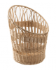 Cesto baguette tondo in polipropilene colore Beige - Diametro cm 35 - Altezza cm 25/42