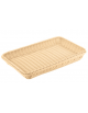 Cesto pane rettangolare in polipropilene colore Beige - GN 1/1 - cm  53x32,5x6,5h