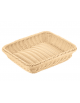 Cesto pane rettangolare in polipropilene colore Beige - GN 1/2 - cm  32,5x26,5x6,5h