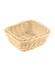 Cesto pane quasi quadrato in polipropilene colore Beige - GN 1/6 - cm 17,6x16,2x6,5h