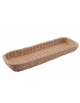 Cesto pane rettangolare in polipropilene colore Beige - cm 60x20x5h