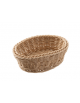 Cesto pane ovale in polipropilene colore Beige - cm 25x19X6,5h