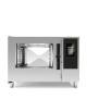 Forno gastronomia elettrico trivalente 6 teglie GN 2/1-Convezione vapore diretto con lavaggio automatico e comandi Touch Screen
