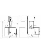 Segaossa inox con nastro da cm. 246 - TRIFASE