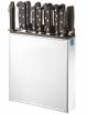 Porta coltelli in acciaio inox - cm 30,5x6,6x35,6h