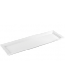 Vassoio in melamina di colore bianco - cm 53x18