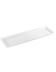 Vassoio in melamina di colore bianco - cm 53x18