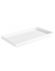 Vassoio espositore per buffet in melamina colore bianco - GN 1/3 - cm 32,5x26,5x3h