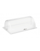 Coperchio roll-top con barretta cromata in policarbonato - cm 53x32,5x17 h - GN 1/1