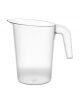 Caraffa impilabile in policarbonato - lt 1 - cm 17,4x17