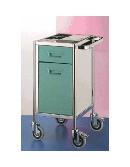 CARRELLO MULTIUSO CON ANTE E CASSETTI CARRELLO MULTIUSO CON ANTE E CASSETTI