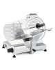 Affettatrice a gravità in alluminio pressofuso, affilatoio fisso - lama Ø300 mm - Taglio utile cm 25,5x17 - Corsa carrello cm 28