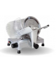 Affettatrice a gravità in alluminio pressofuso verniciato, affilatoio amovibile - Ø lama mm 300 - Capacità taglio cm 24,5x19,5