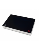 Piastra scaldavivande ad induzione in acciaio inox - piano vetroceramica con indicatore temperatura - mm 462x335x61h