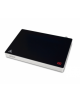 Piastra scaldavivande ad induzione in acciaio inox - piano vetro temperato con indicatore temperatura - mm 462x335x61h
