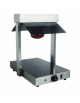 Piastra scaldavivande in acciaio inox - piano riscaldato in vetro temperato + lampada infrarossi - mm 330x580x570h