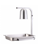 Scaldavivande con lampada riscaldante - incluso vassoio GN 1/2 - altezza lampada regolabile - mm 350x340x560