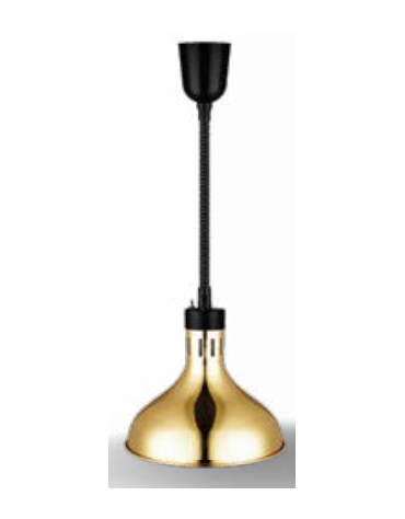 Lampada scaldavivande ad infrarossi con altezza regolabile da 0,6 a 1,5 m - colore Gold - diametro mm 290