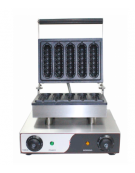 Macchina per waffel , piastre di cottura antiaderenti con funzione timer - mm 340x370x240h