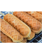 Macchina per waffel con piastre di cottura antiaderenti e funzione timer - mm 340x370x240h