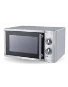 Forno a micro-onde in acciaio inox, Dim. interne mm: 320x320x200h - Diam. piatto mm 270