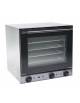 Forno a convenzione in lamiera galvanizzata - Funzione grill ed umidificatore - Capacità 4 Teglie cm 31,5x44 (incluse)