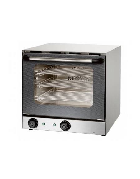 Forno a convenzione in acciaio inox - potenza 2600W - 3 griglie GN 1/2 in alluminio (incluse)