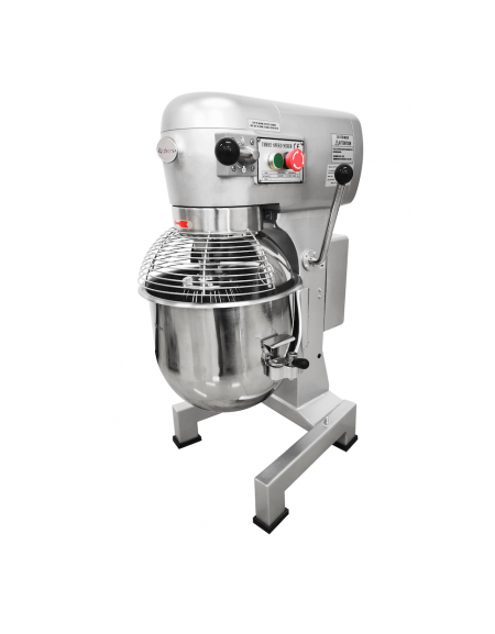 Impastatrice planetaria professionale, basamento in ghisa - capacità vasca Lt 20 / 5 Kg. - mm 430x580x890h
