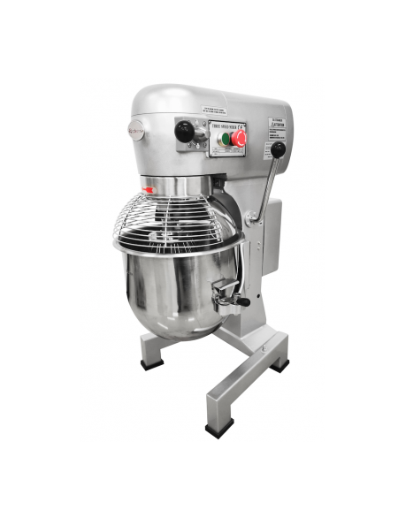 Impastatrice planetaria professionale in acciaio inox AISI 201  - capacità vasca 7 Kg. - mm 550x500x890h