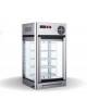 Vetrina refrigerata da banco +2 / +12°C - capacità 108 Lt. - doppio vetro - ripiani cromati rotatori - mm 475x475x870h
