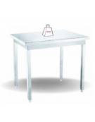 Banco di lavoro in acciaio inox 304 -  cm 100x60x85h
