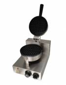 Macchina per waffel a forma di triangolo, piastre cottura in ghisa antiaderente - funzione timer - mm 260x440x260h