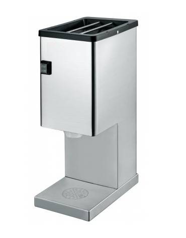 Spaccaghiaccio in acciaio inox - produzione oraria 20 Kg -  potenza 250W - mm 183x265x490h